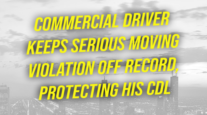 Reduced Charge for CDL client — Buffalo Grove / Lake County